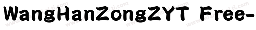 WangHanZongZYT Free字体转换